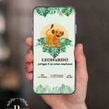 Invito digitale Re Leone – PandaInvitiSocial