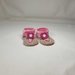 Sandalini infradito rosa, fuxia e color corda