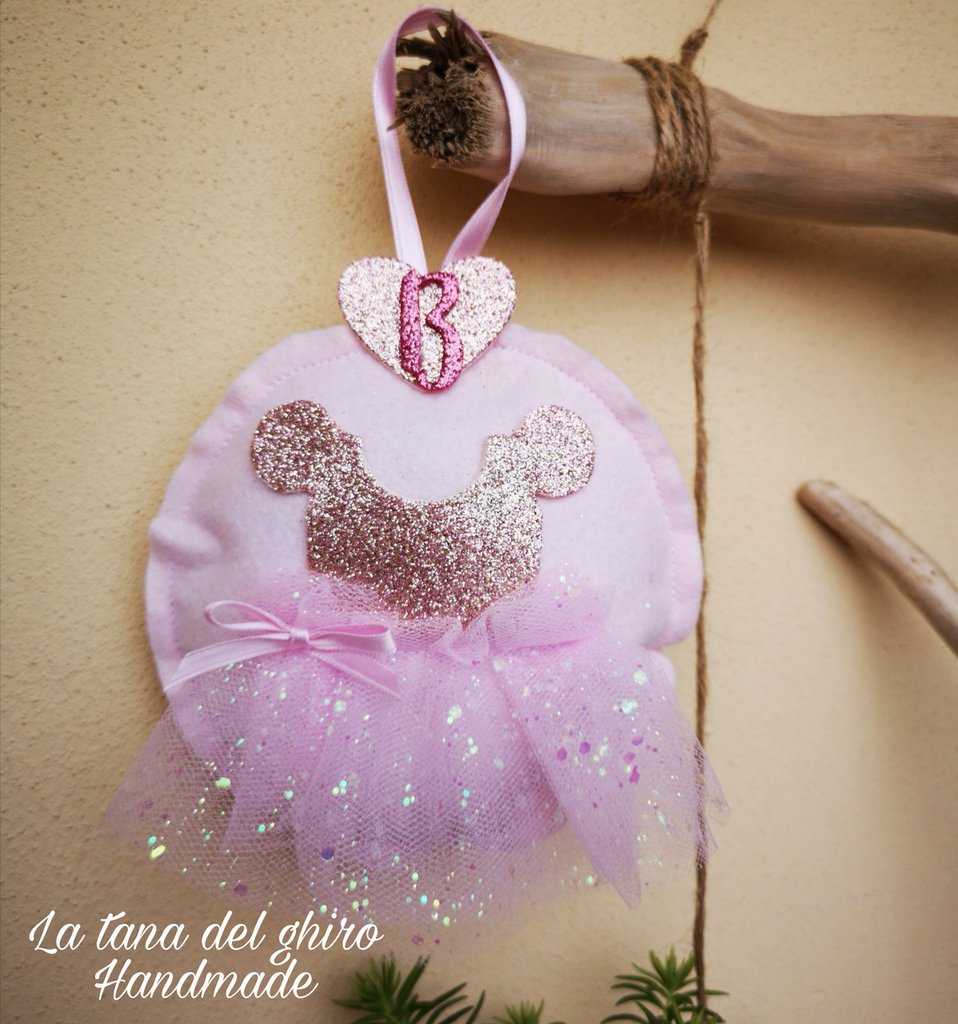 Ornamento Per Albero Di Natale A Forma Di Ballerina - 20 Cm - Decorazione Natalizia In Tessuto Con Figure Di Danza Classica - 2