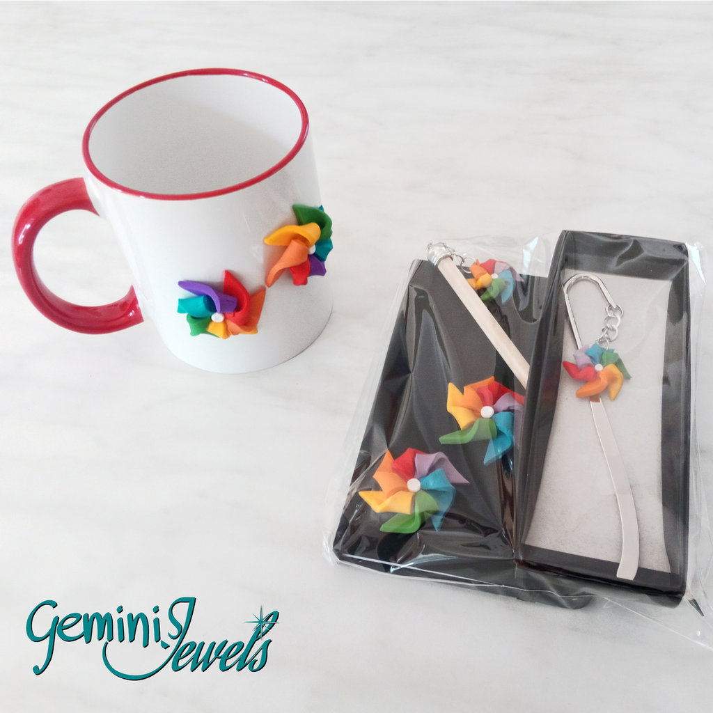 “Gift Box” con 6 oggetti decorati a mano in fimo - Feste - Idee reg ...