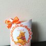 Scatolina Winnie the Pooh completa confetti e bigliettino battesimo compleanno