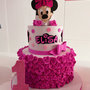 Torta scenografica Minnie Primo compleanno