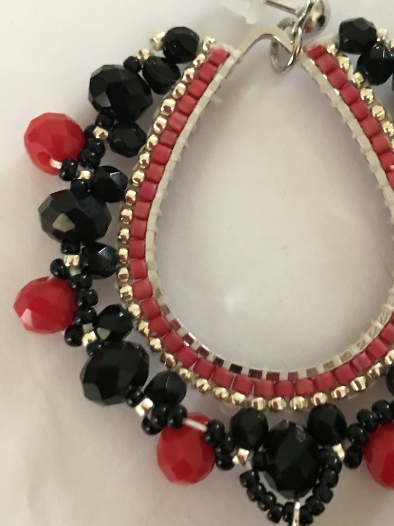 Orecchini Pendenti Pipistrello Gotico - Con Gemma Rossa, Stile Vintage E Punk - Foto 2