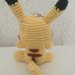 Portachiavi Pikachu amigurumi fatto a mano 100% cotone