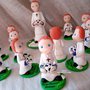 Portiere calcio statuina Comunione fimo