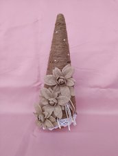 Albero di Natale shabby chic