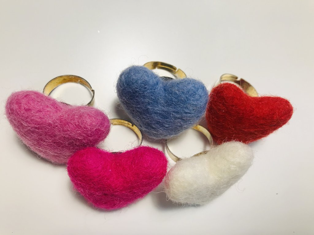 24 Anelli Regolabili Per Bambine - Gioielli Gioco Con Scatola Cuore, Stili Colorati E Divertenti