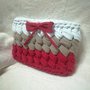 Pochette in fettuccia Marshmallow