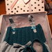 Scarpine neonata e vestitino in cotone 0/3 mesi con confezione regalo personalizzata