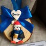 Pinguino idea regalo natale fimo