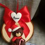 Orsetto natalizio Candy cane🐻 fimo idea regalo Natale