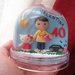 Snowglobe palla neve- idea regalo Natale- personalizzata fimo