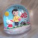 Snowglobe palla neve- idea regalo Natale- personalizzata fimo