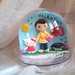 Snowglobe palla neve- idea regalo Natale- personalizzata fimo