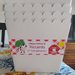 Contenitore cesta ciotola carta kraft porta caramelle,confetti o patatine tavolo festa compleanno personalizzato