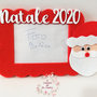 Cornice in feltro Natale 2020 con Babbo Natale