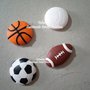 Calamita palla pallone basket calcio rugby pallavolo fimo bomboniera