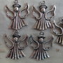 5 angeli in argento tibetano 26x21mm.
