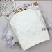 Zainetto - tote bag in washablepaper bianca e cotone fantasia