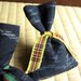 x3 Sacchetti profumati di Lavanda Bio 2020 con Tessuto giapponese "Kasuri" da Kimono Cotone100%