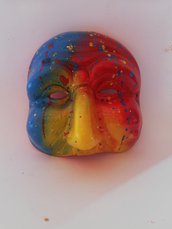 Maschera di Pulcinella Multicolor