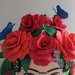 Torta scenografica compleanno- torta finta Frida kahlo