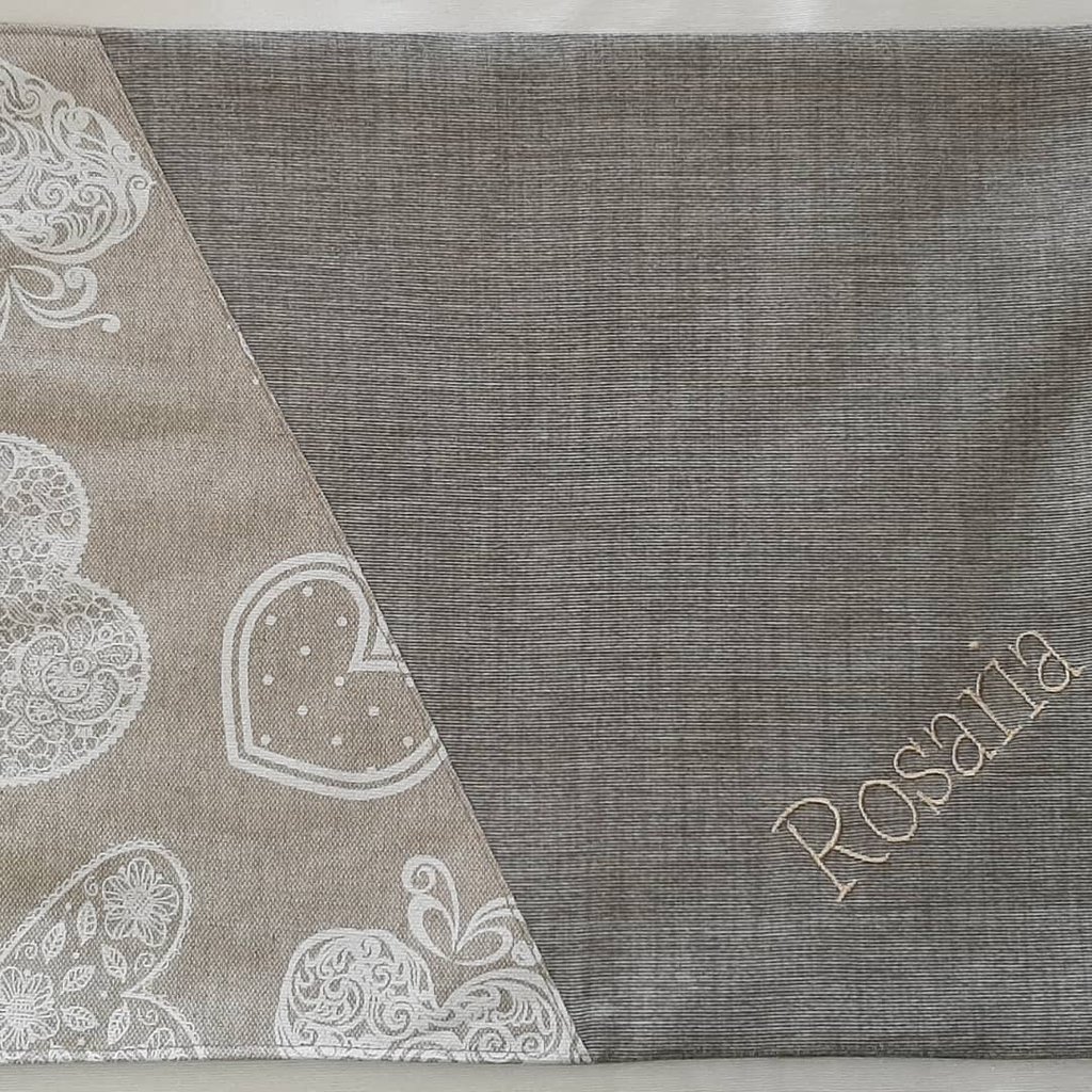 Tovaglietta Personalizzata Con Nome O Foto - Idea Regalo Per Compleanno, San Valentino, Bambini