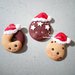 Segnaposto Natale Biscotti sorridenti- ciondolo fimo