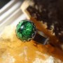 anello verde acciaio