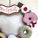 NATALE - ghirlanda gingerbread chef con ciambelle e scritta Merry Ch...