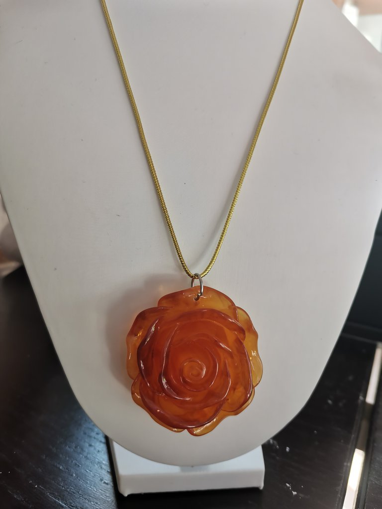 Collana Ambra Naturale Ciondolo Cuore Ambra Baltica - Argento 925 Con Fiocco Giallo Naturale Pendente Cuore Argento - 10