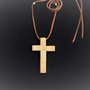 croce per collana in legno d'ulivo (cod.014)