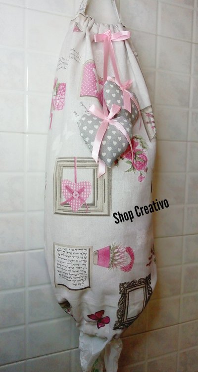 Porta Sacchetti Cucina Con I Fiori Multicolore. - Per La Casa E Per