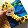 Quiet book savana, gioco sensoriale tattile per bambini piccoli 1 anno, libro tattile con giraffa leone coccodrillo e scimmia