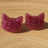 orecchini gattosi glitter