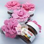 Segnaposto vasetto nutellina  con rosa