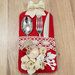 Set 2 portaposate segnaposto Natale  