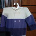 Cappotto bambino - cappotto bimbi unisex - cappotto bambino a maglia- golf bambina - cardigan unisex - cappotto a maglia panna lilla e viola