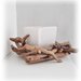 VASO in ceramica con legni di mare, regalo per natale