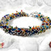 Bracciale grappolo Vetro - Collezione Luz Italy - conterie: Multicolor