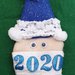 Addobbo elfo con mascherina Natale 2020