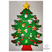 Natale Albero da parete (1mx70) in feltro e Pannolenci (per bambini di ispirazione Montessori) 