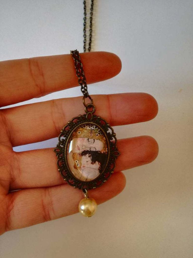 TAKOXIA Collane da donna, stile punk, con nastro di velluto, girocollo con cravatta, perle finte e perline, collana gotica, gioiello per matrimonio e Capodanno, 43cm, Velluto di perle