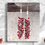 Orecchino grappolo Vetro - Conteria: Rosso - Collezione Sera LuZ Italy