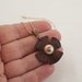 collanina catenina ciondolo fiore pelle riciclo creativo design tizianat regalo amica