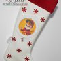 Calza Natale Befana Nome Colore Immagine personalizzata Idea regalo Alvin Superstar