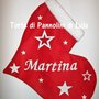 Calza della Befana CUORE! - Natale - Epifania Love/Amore + STELLE