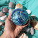 Pietra mandala per meditazione Mare azzurro 