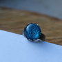 anello blu regolabile