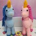 Unicorni colorati in amigurumi 